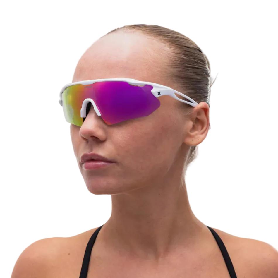 Hystride Unisex Speed Pro Sunglasses in Baby Pink
