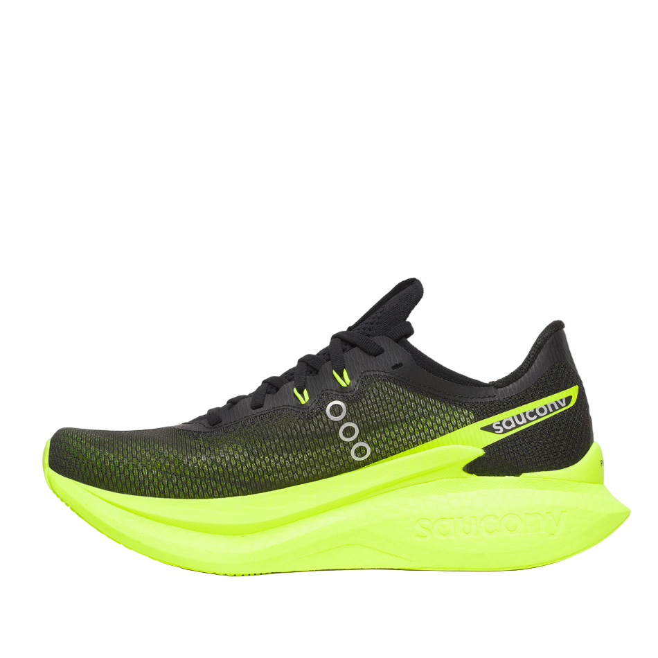 Saucony Men's Endorphin Pro 5 Running Shoes in Citron/Black SS26