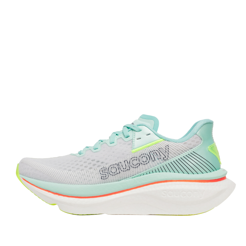 Saucony Women's Endorphin Azura Running Shoes in White/Splash SS26