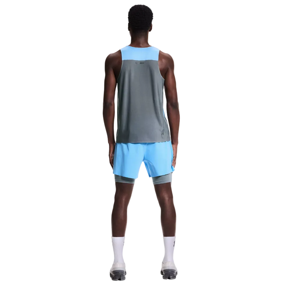 On Men's Performance Tank in Gourami/Rock SS26