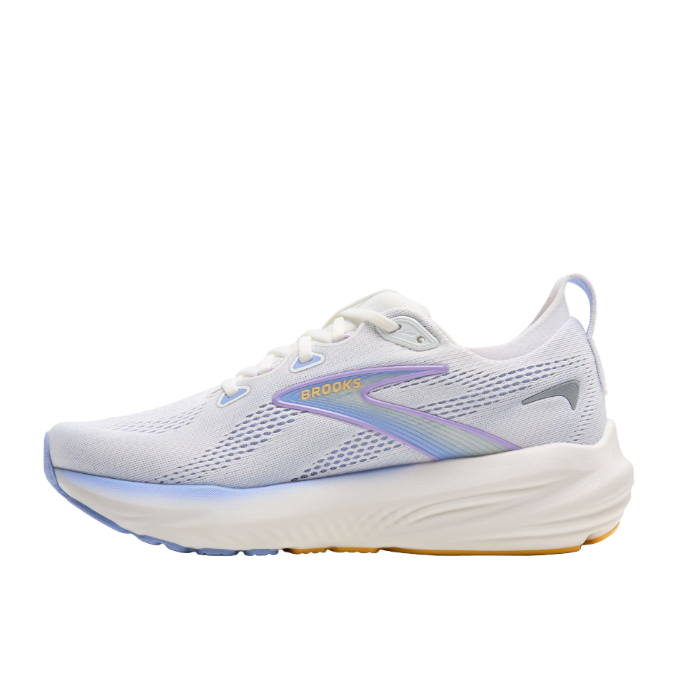 Brooks Women's Glycerin 22 Running Shoes in White/Blue Heron/Apricot AW25