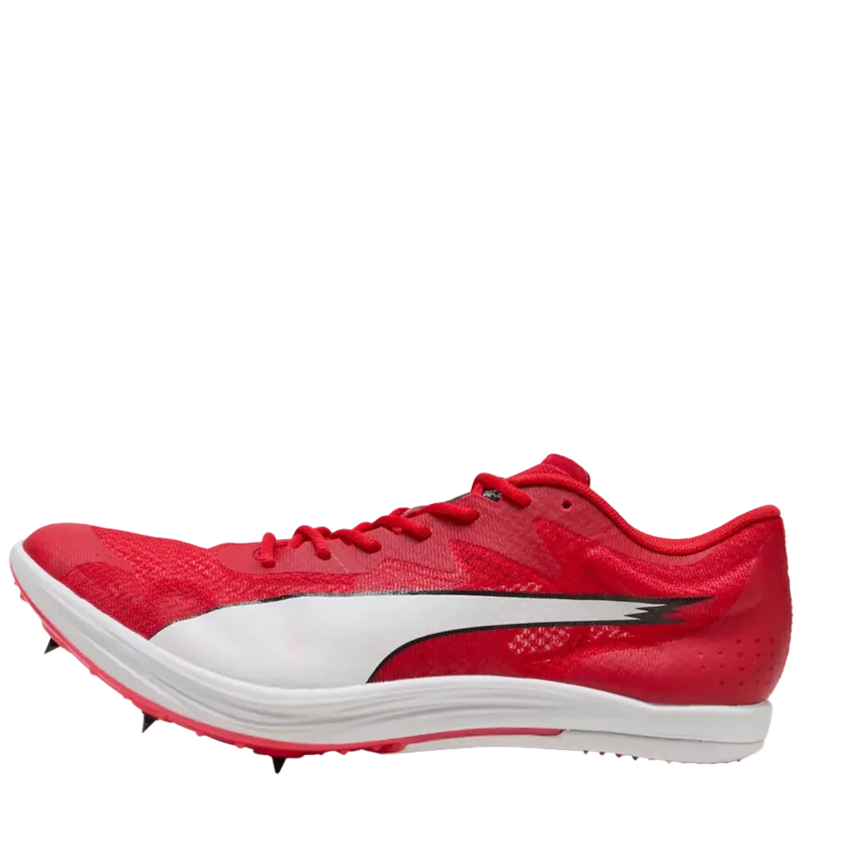 PUMA Unisex evoSPEED Long Distance Running Spikes in All Time Red/PUMA White/PUMA Black SS26