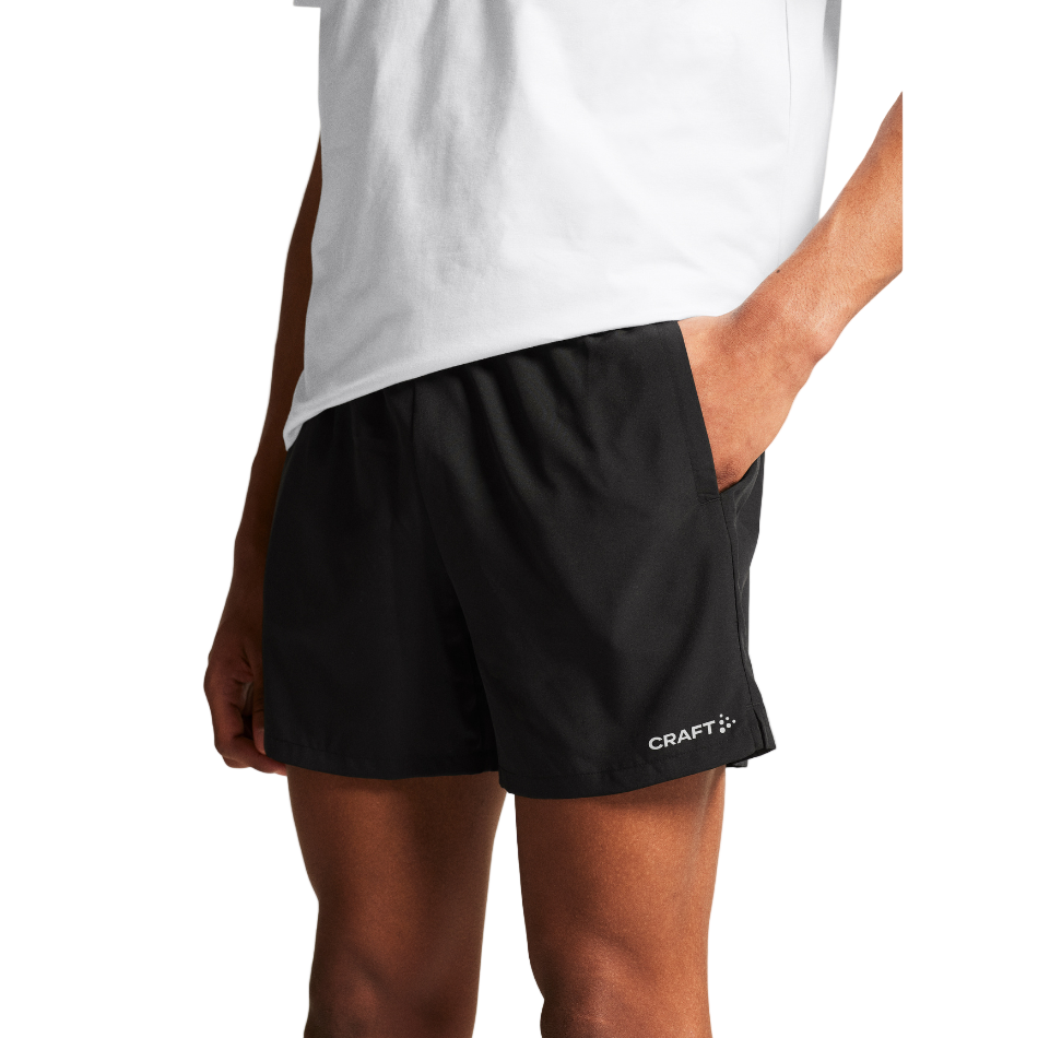 Craft Men's Core Essence Shorts 2 in Black SS26
