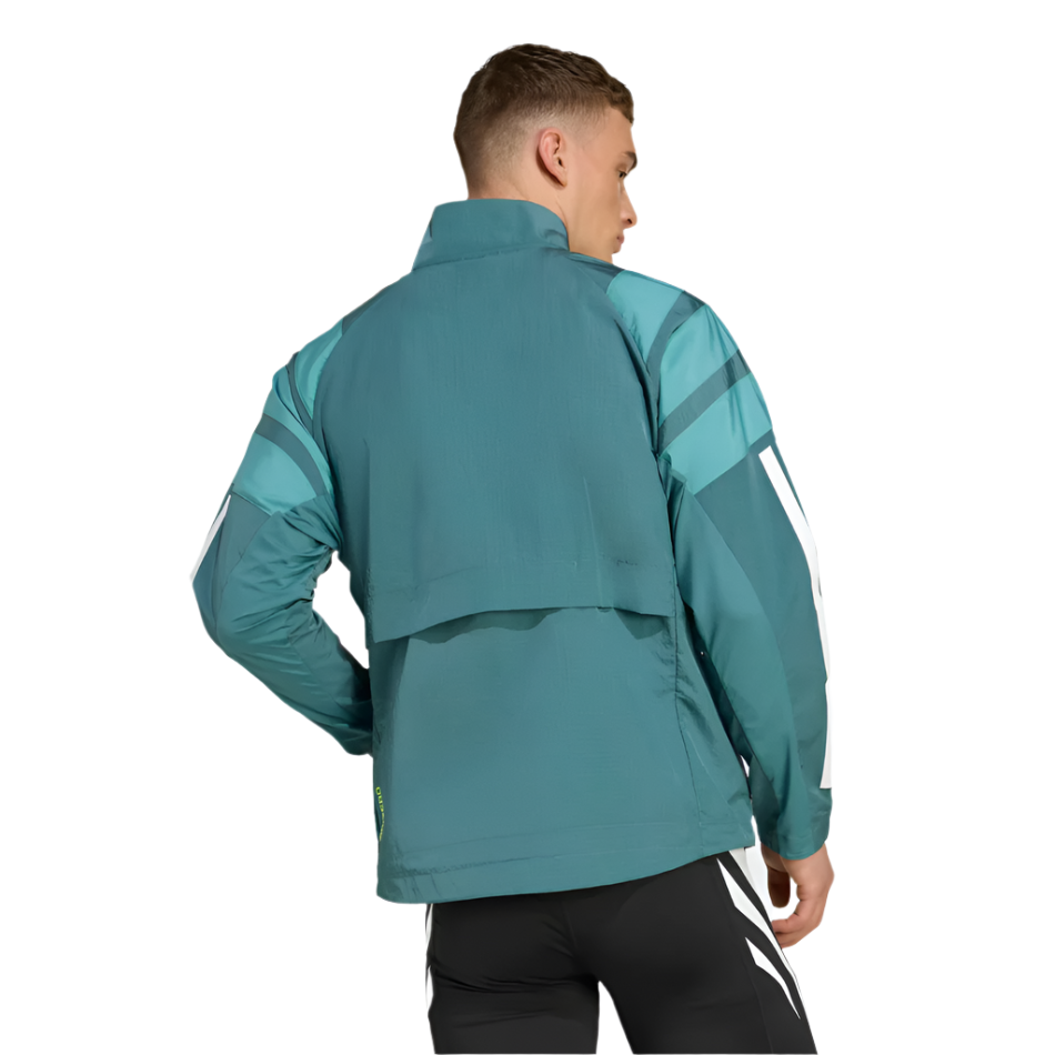 Adidas Men's Adizero Archive Running Jacket in Preloved Teal AW25