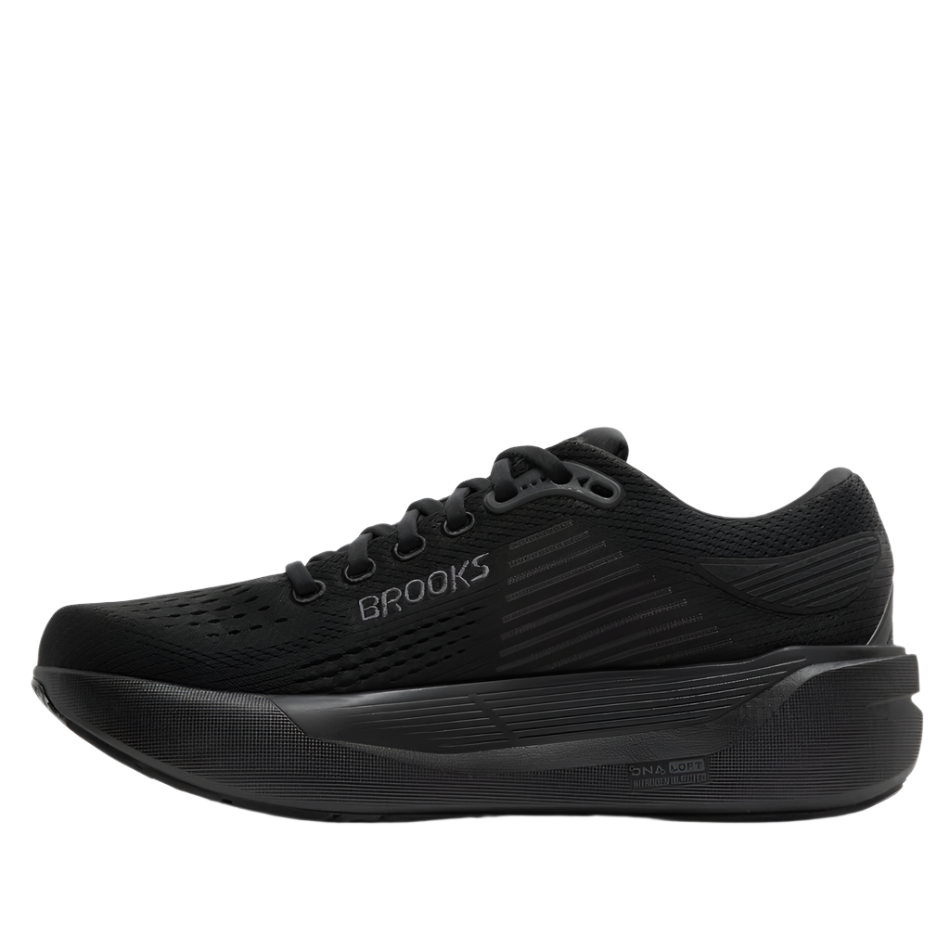 Brooks Men's Ghost Max 3 Running Shoes in Black/Black/Ebony AW25