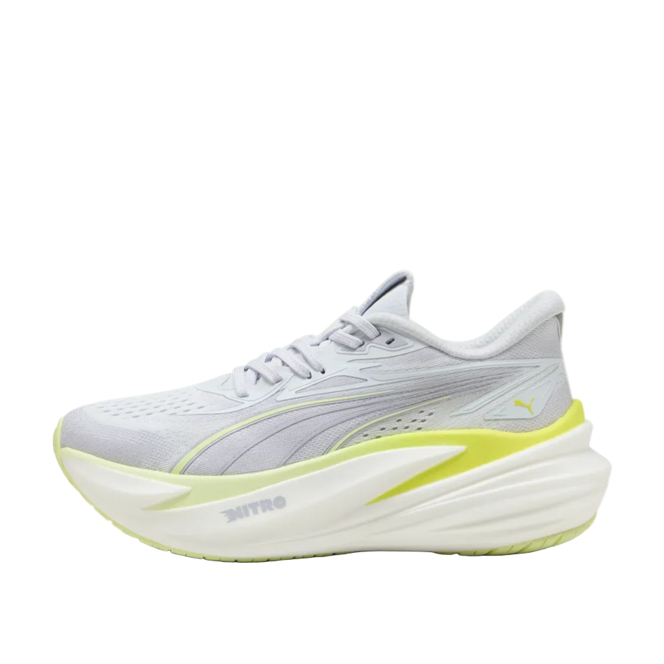 PUMA Women's MagMax NITRO 2 Running Shoes in Silver Mist/Apple Spritz SS26