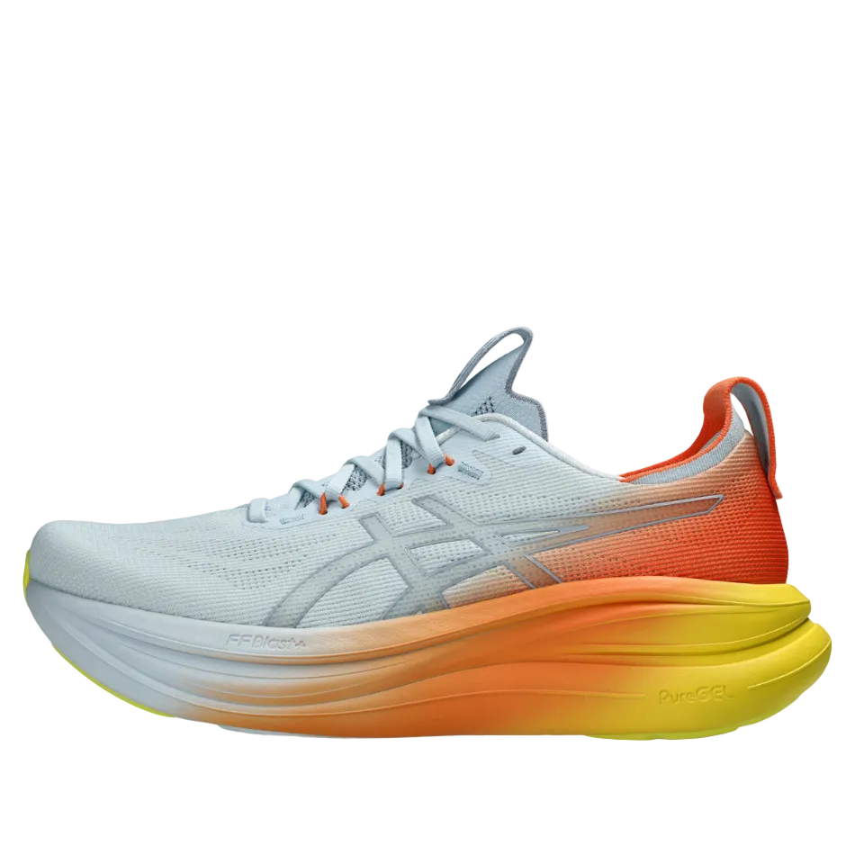 ASICS Men's GEL-NIMBUS 28 Sunny Sizzle Running Shoes in Sky/Sun Peach SS26