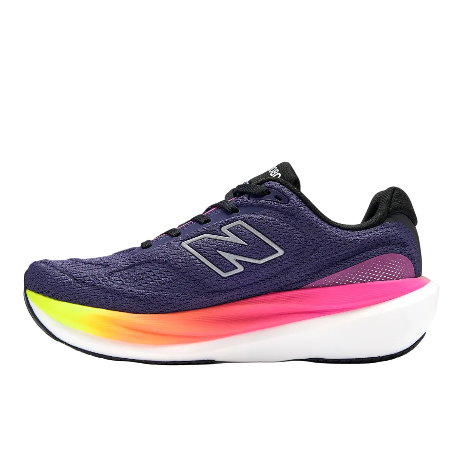 New Balance Women's 1080 v15 Wide Fitting D Running Shoes in Boysenberry/Alkaline Green SS26