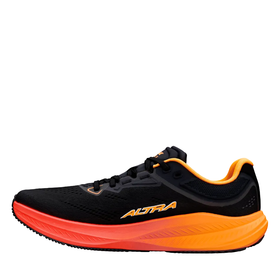 Altra Men's Torin 9 Running Shoes in Black/Orange Pop/Fiery Coral AW26