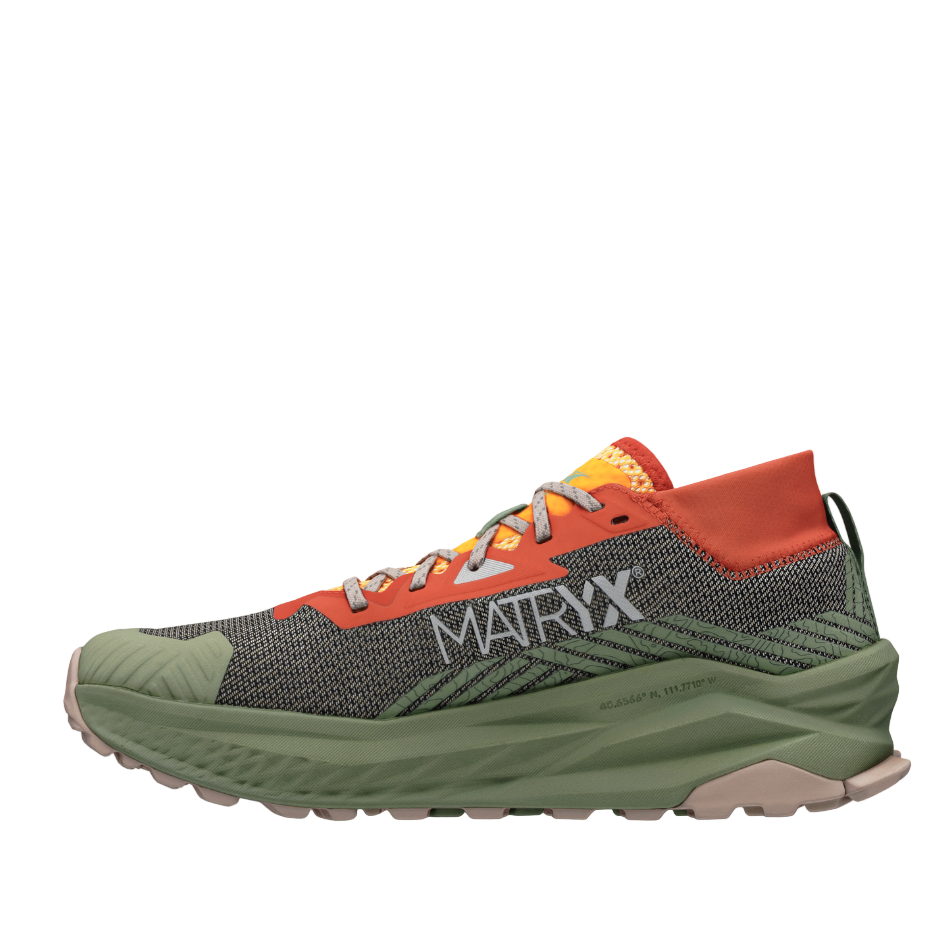 Altra Men's Olympus 275 Trail Running Shoes in Gray/Orange SS26