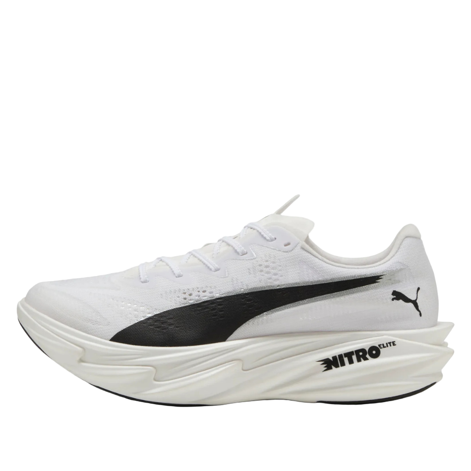 PUMA Women's Deviate NITRO Elite 4 Running Shoes in PUMA White/PUMA Black SS26