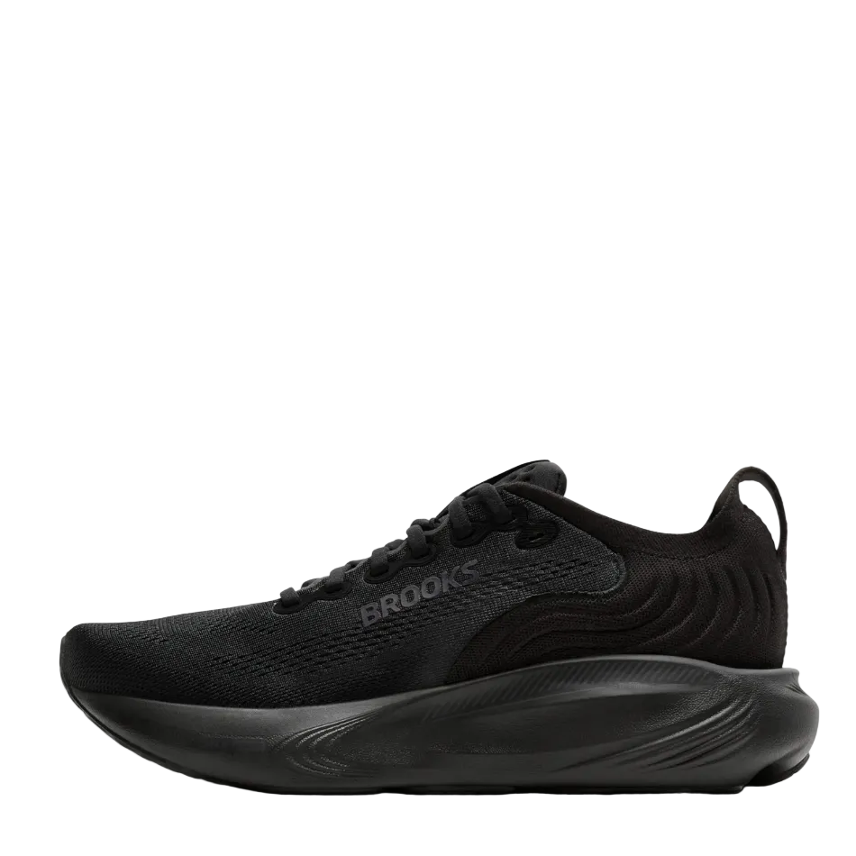 Brooks Men's Adrenaline GTS 25 Running Shoes in Black/Black/Ebony AW26