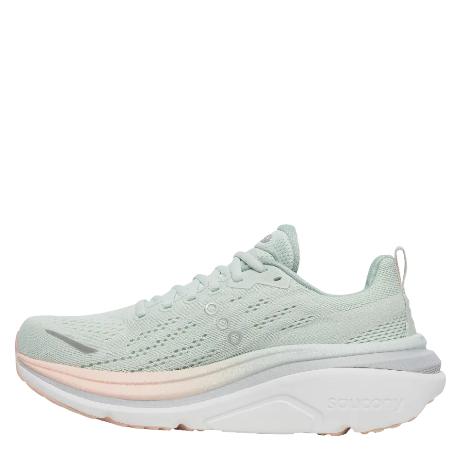 Saucony Women's Hurricane 25 Running Shoes in Mist/Cameo SS26