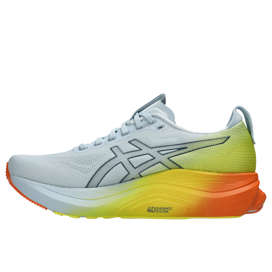 ASICS Men's GEL-KAYANO 32 Sunny Sizzle Running Shoes in Sky/Lemon Spark SS26