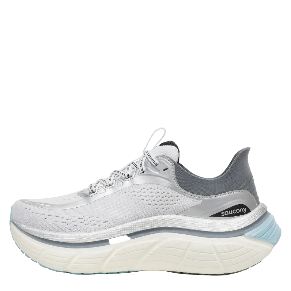 Saucony Women's Paramount Max Running Shoes in Silver/Cinder AW26
