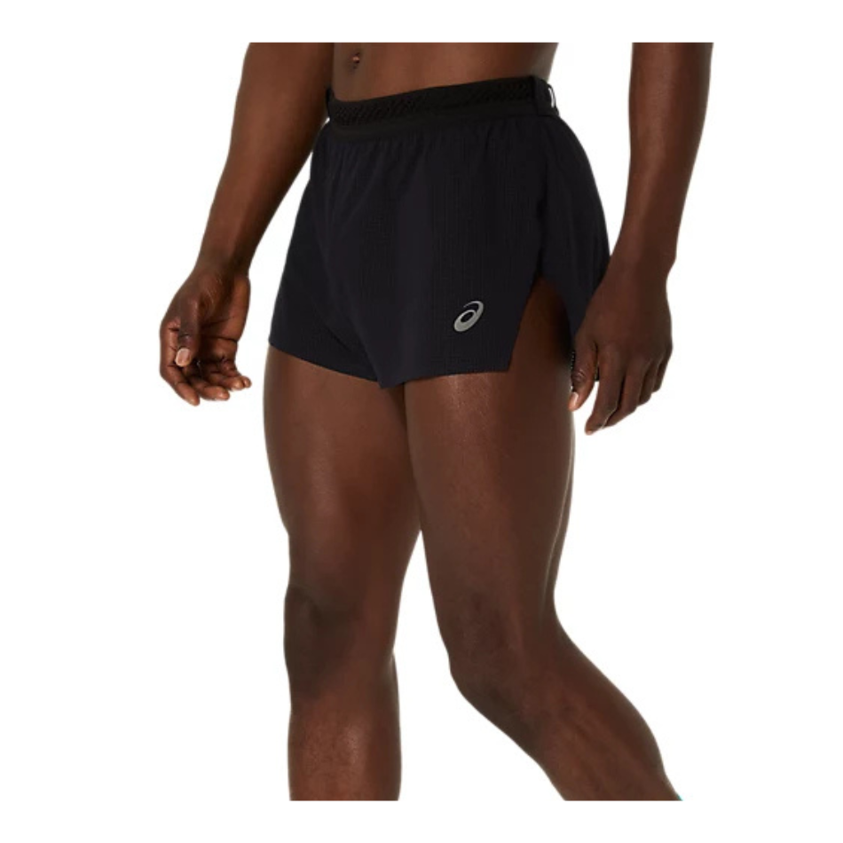 ASICS Men's Metarun Split Short in Black AW25
