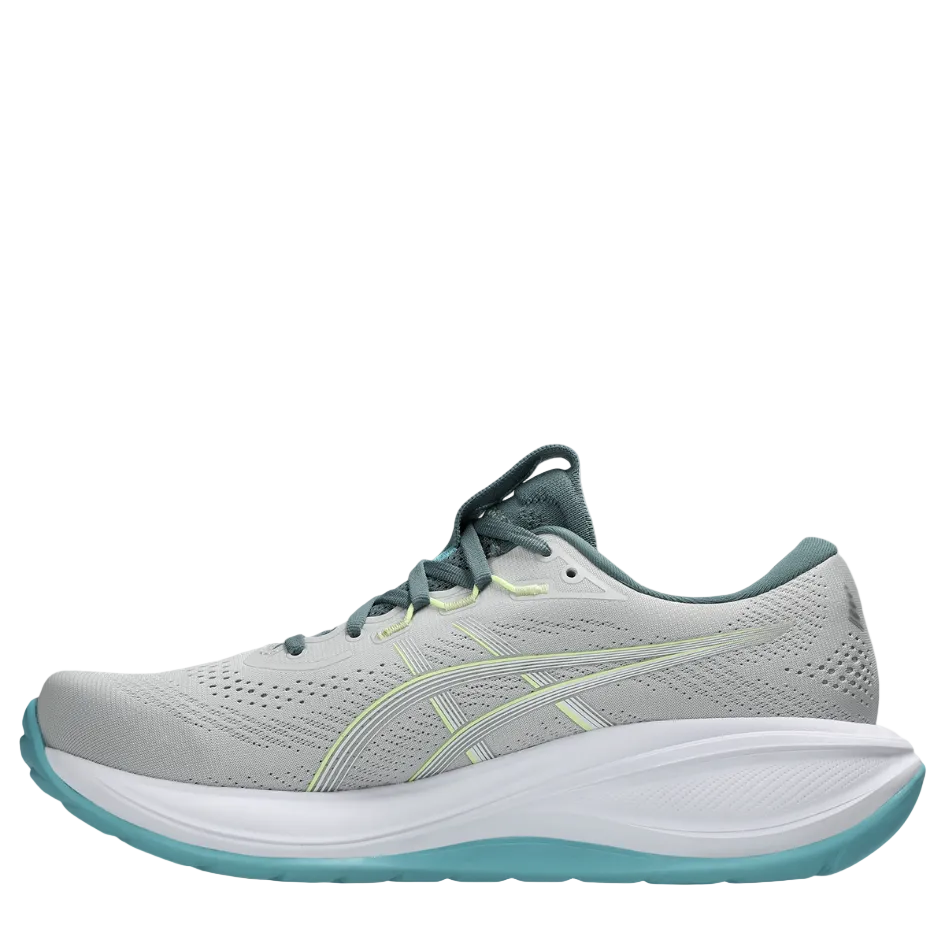 ASICS Men's CEL-CUMULUS 28 Running Shoes in Cloud Grey/Energy Aqua AW26