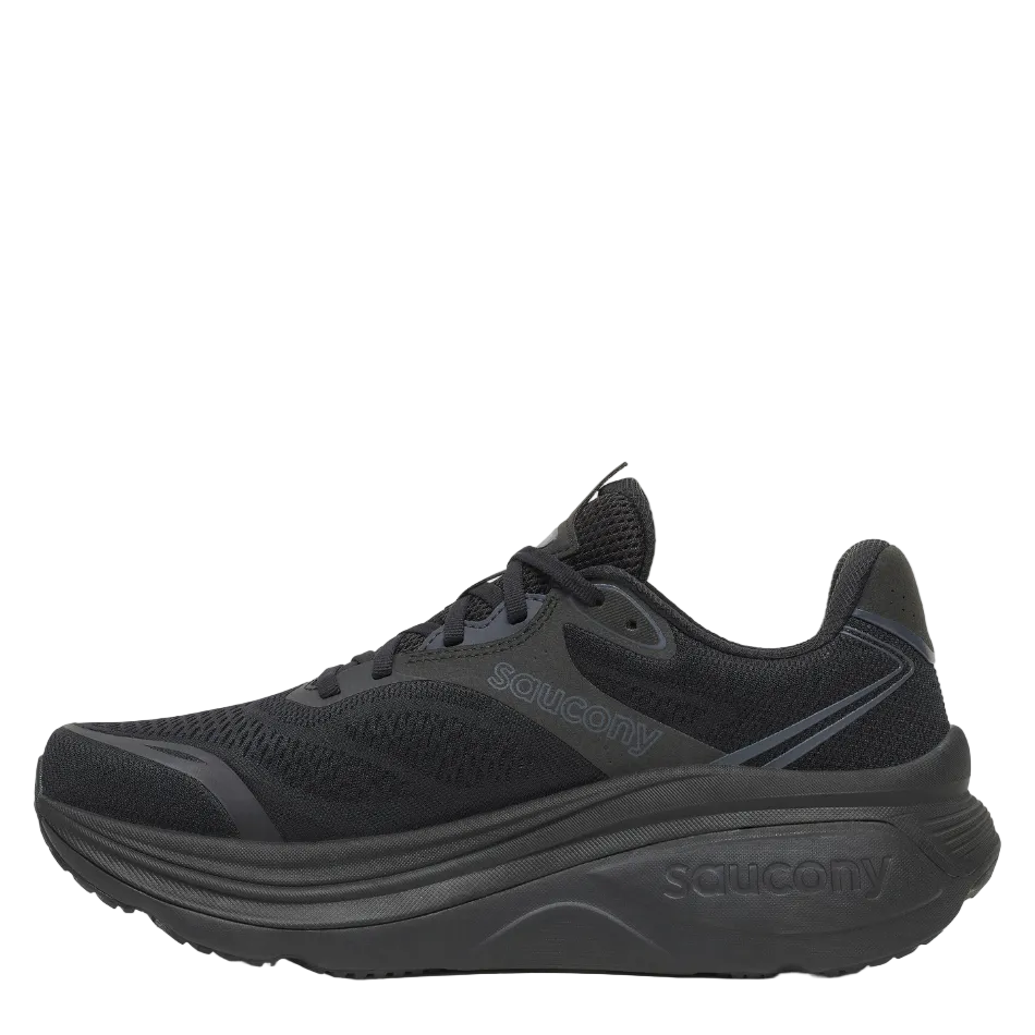 Saucony Men's Hurricane 26 Running Shoes in Triple Black AW26