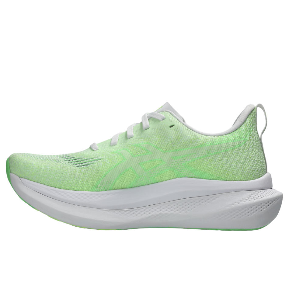 ASICS Women's GLIDERIDE MAX 2 Running Shoes in White/Vital Green SS26