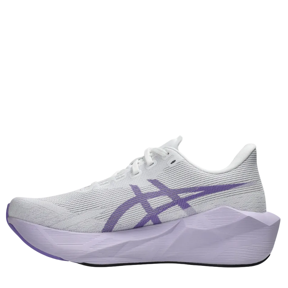 ASICS Women's NOVABLAST 6 Running Shoes in White/Murasaki AW26