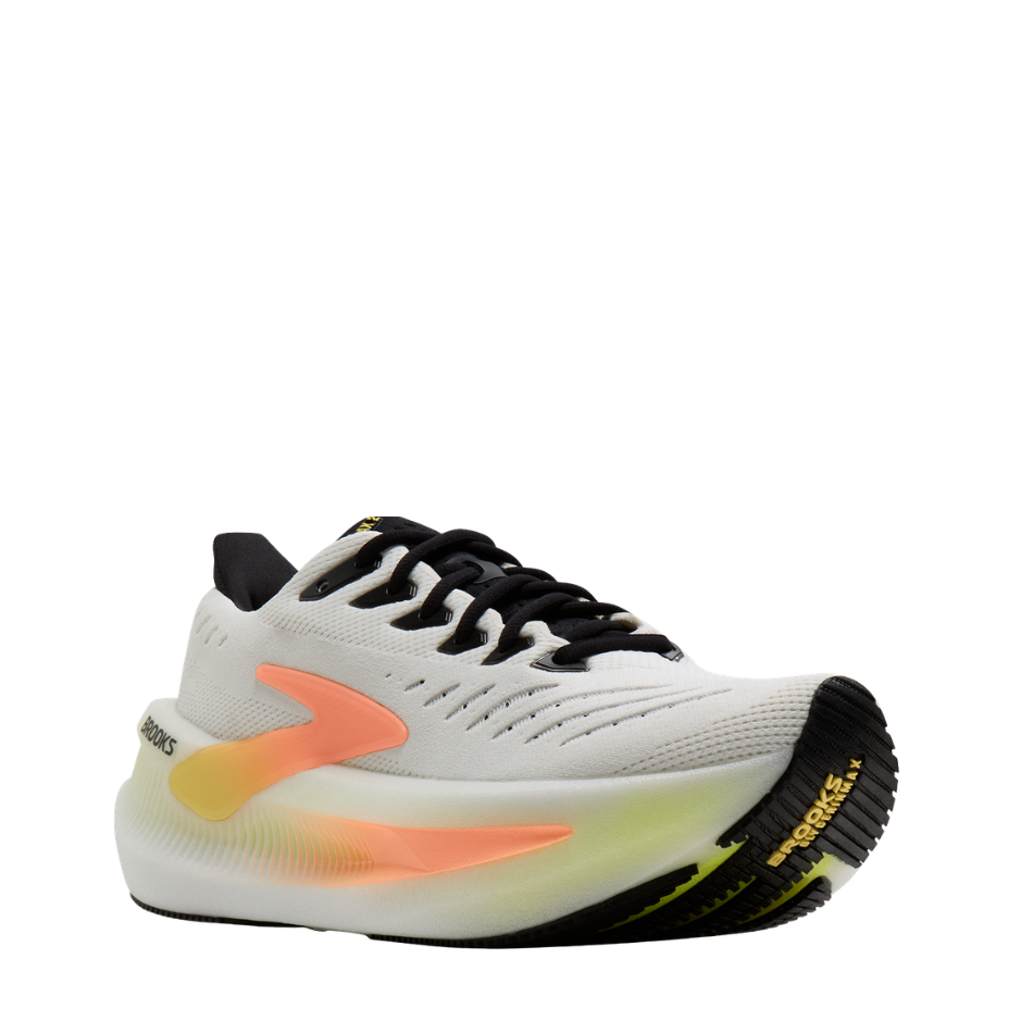 Brooks Women's Glycerin Max 2 Running Shoes in White/Cyber Yellow/Nightlife/SS26