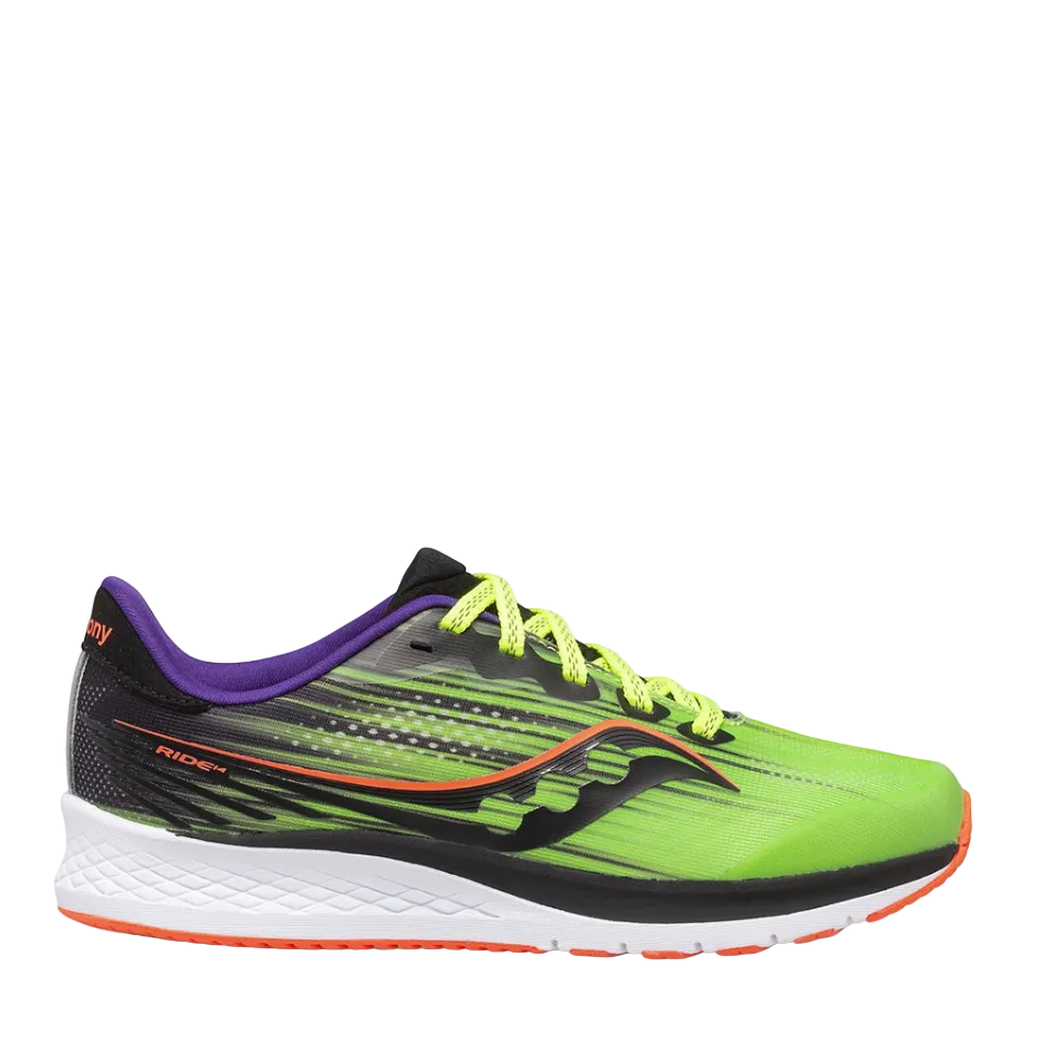 Saucony Junior Ride 14 Running Shoes in Vizi AW21