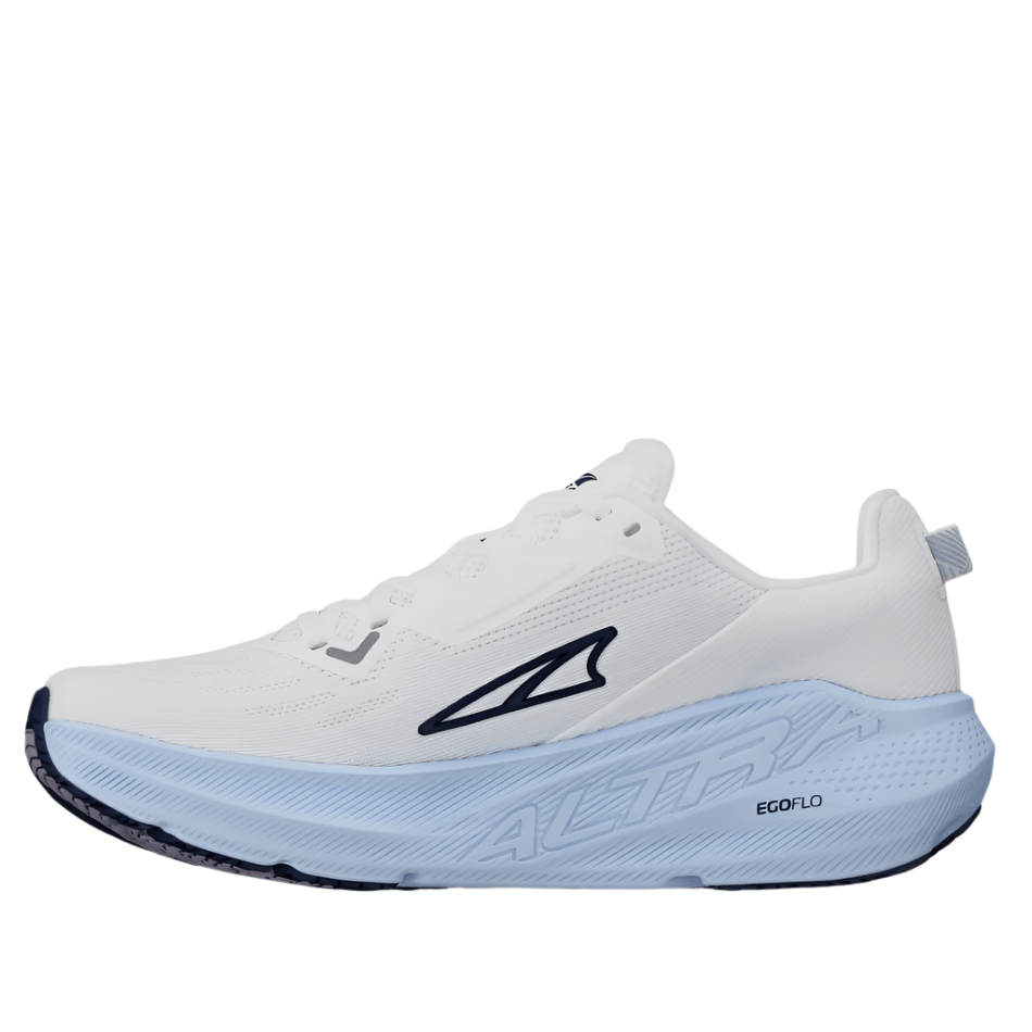 Altra Shoes Altra Women's FWD Via Running Shoes in White Light Blue AW25 - Up and Running