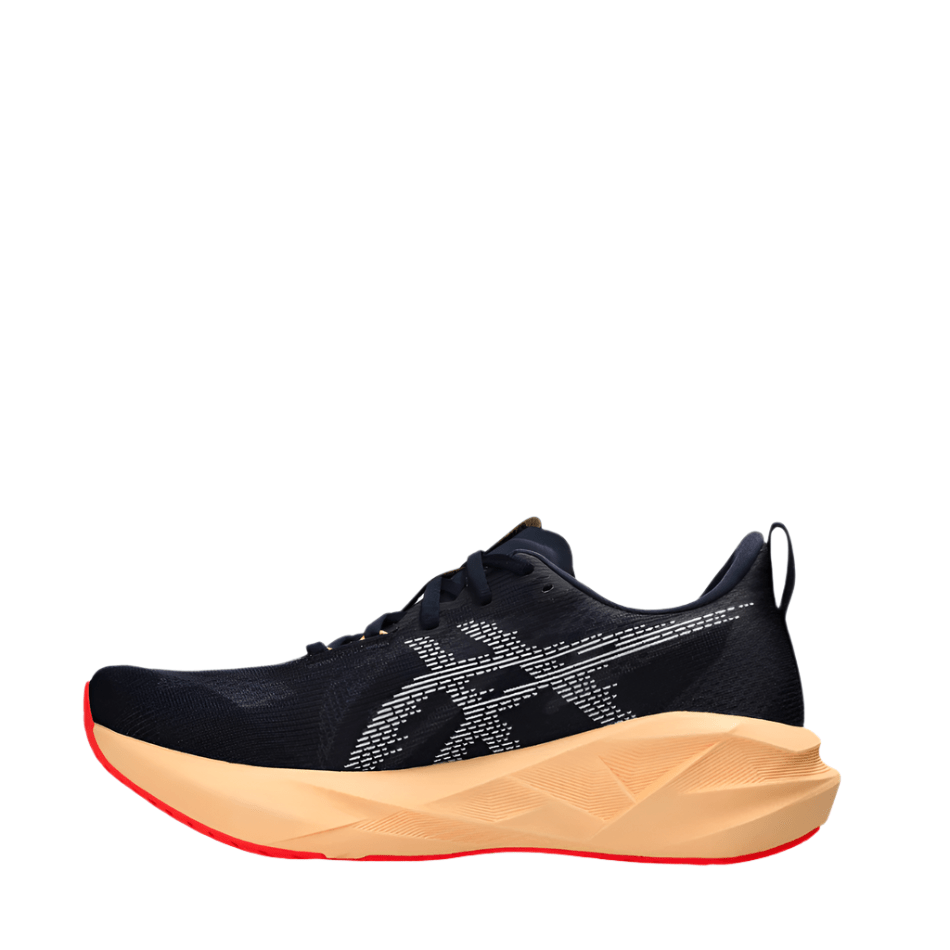 ASICS Shoes ASICS Men's Novablast 5 Running Shoes in Midnight Blue/Orange/Red AW25 - Up and Running