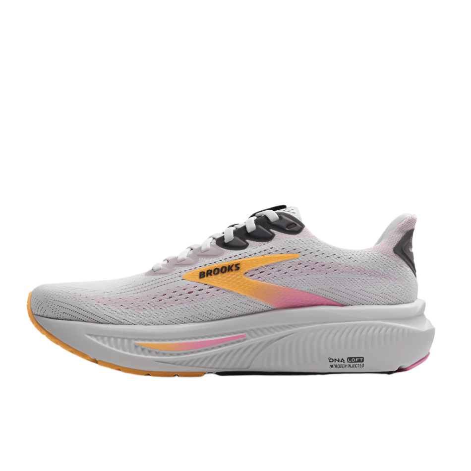 Brooks Shoes Brooks Women's Ghost 17 Running Shoes in Oyster/Apricot/Pink AW25 - Up and Running