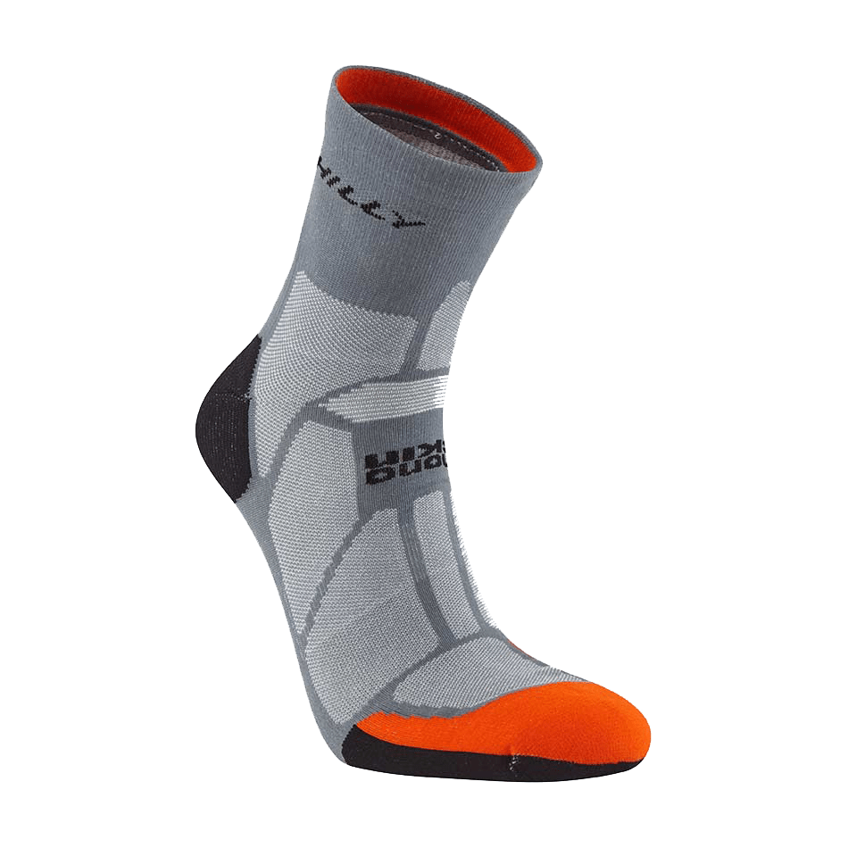 Hilly Accessories Hilly Marathon Fresh Anklet Granite/Orange - Up and Running