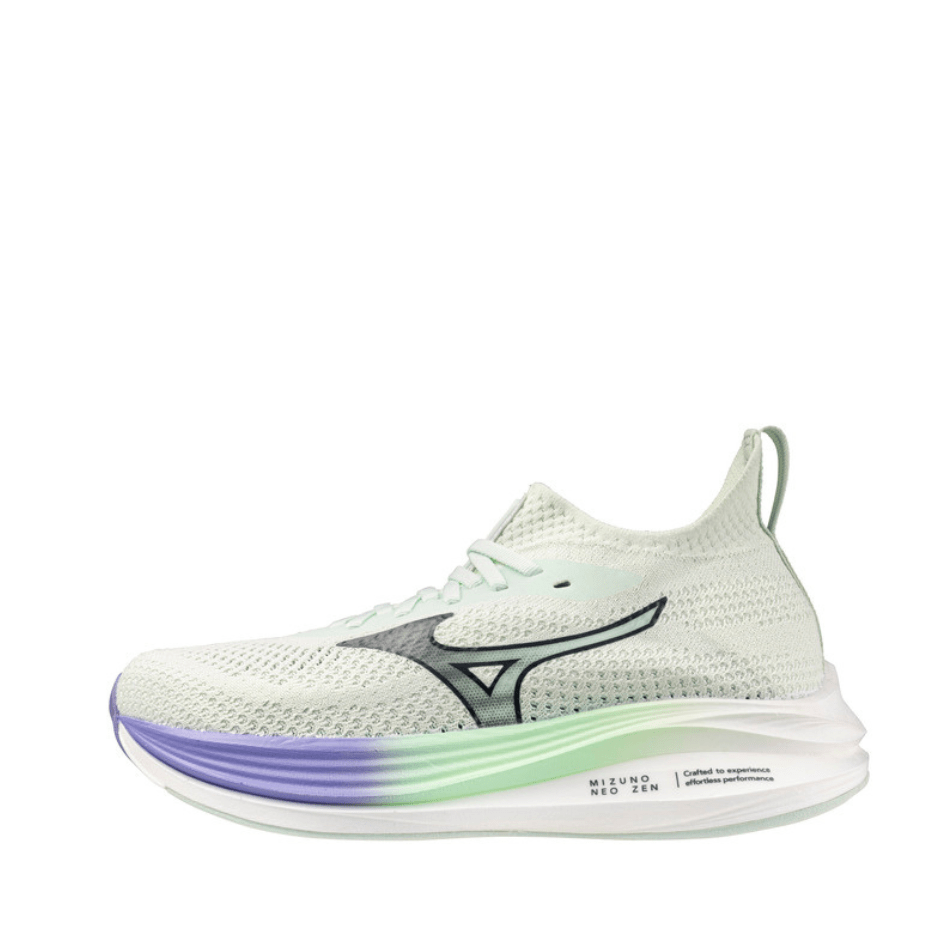 Mizuno Shoes Mizuno Women's Neo Zen Running Shoes in Hint of Mint/India Ink/Paisley Purple SS25 - Up and Running