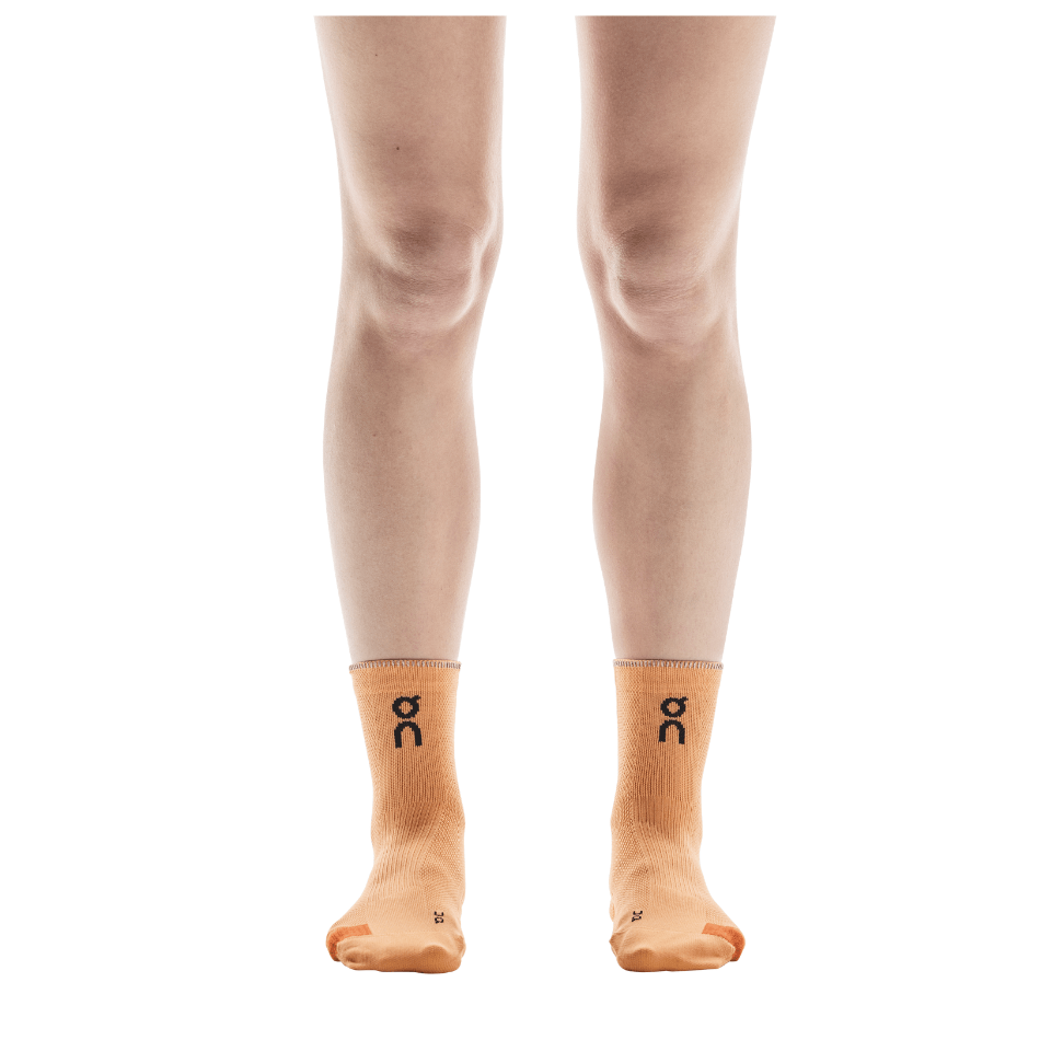 On Accessories Tangerine/Flame / XS On Unisex Performance Run Sock Mid Rise SS25 - Up and Running
