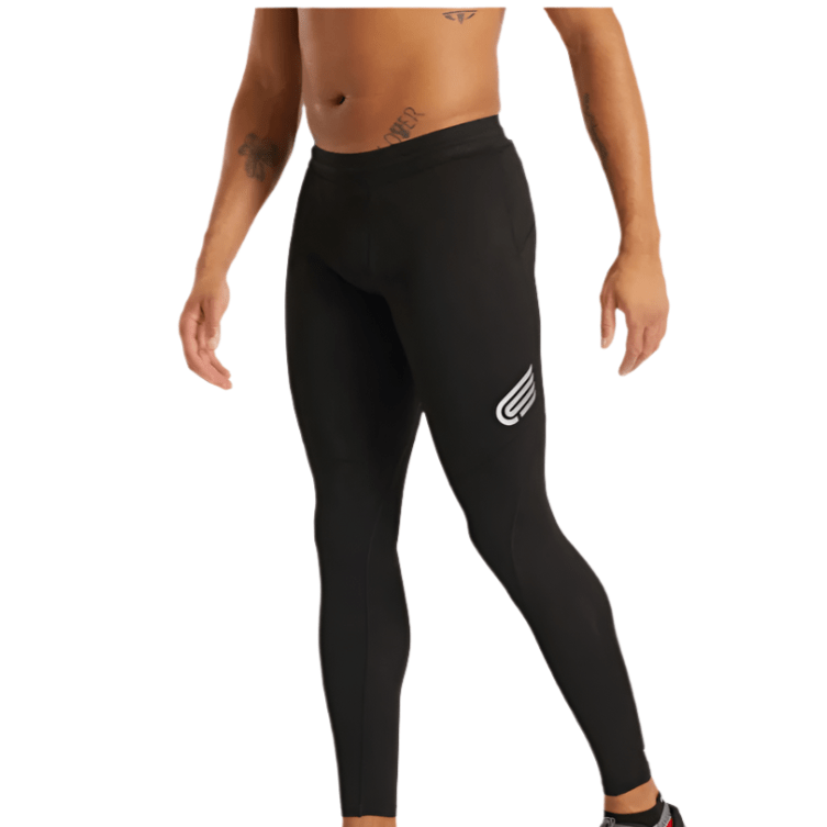 Pressio Clothing Pressio Men's EQ Run Tight in Black/Silver SS25 - Up and Running