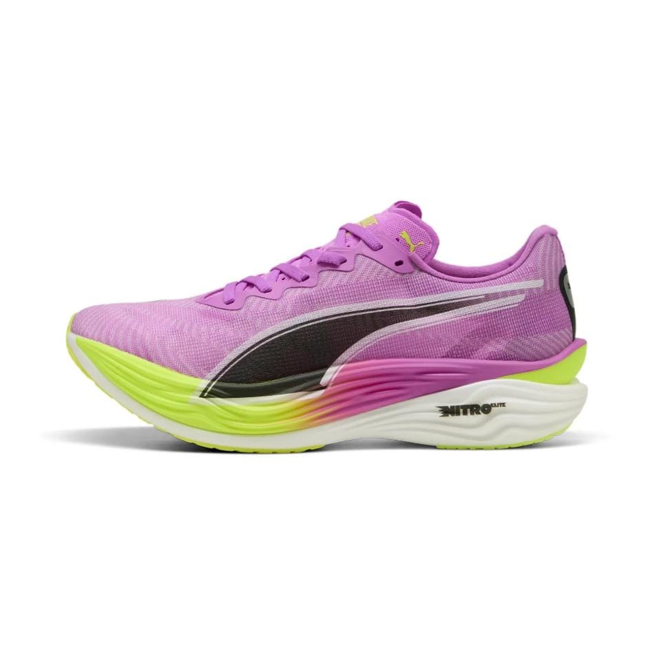 PUMA Shoes Puma Men's Deviate NITRO Elite 3 Running Shoes in Pure Magenta/Yellow Alert SS25 - Up and Running