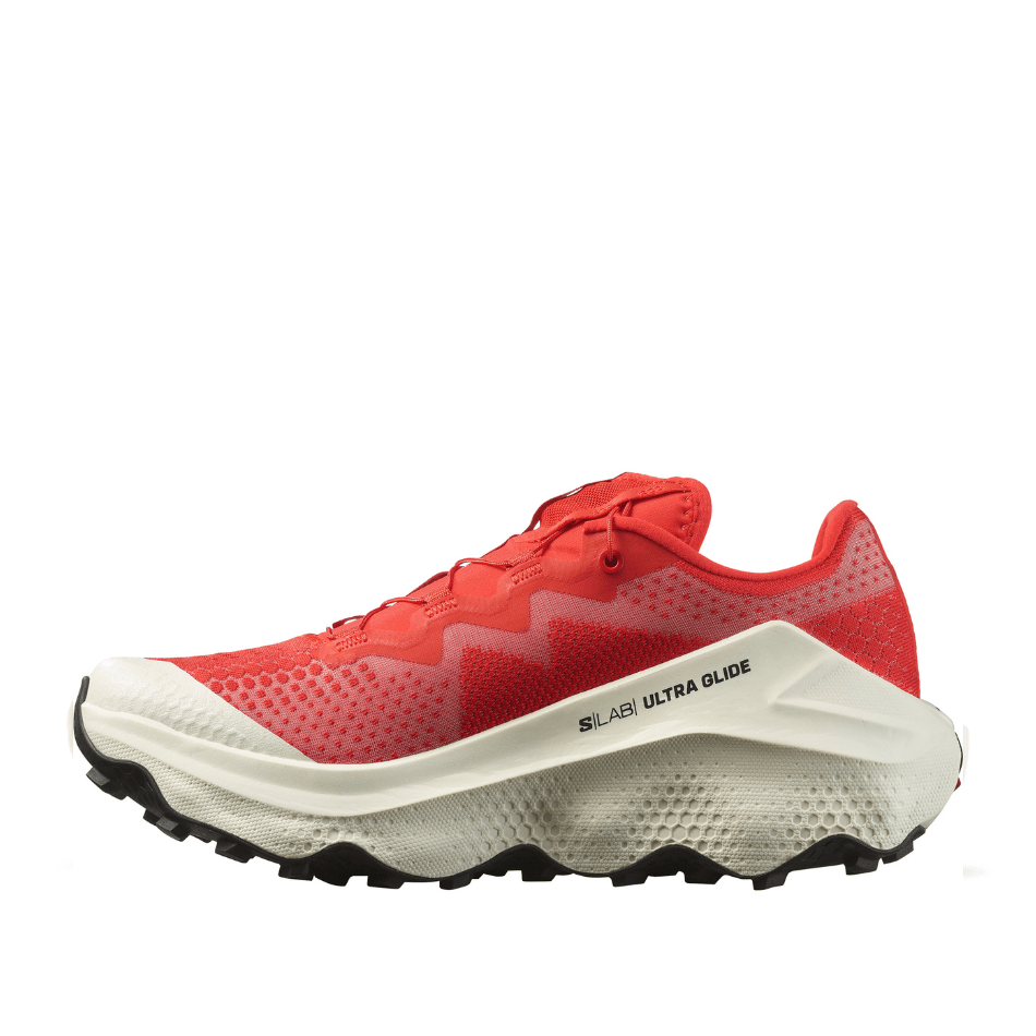 Salomon Shoes Salomon Men's S/Lab Ultra Glide Trail Running Shoes in Fiery Red/Pompeian Red/Vanilla Ice SS25 - Up and Running