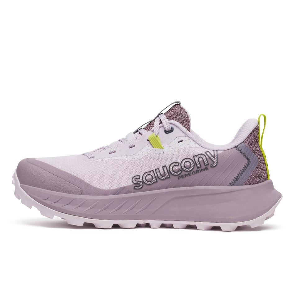 Saucony Shoes Saucony Women's Peregrine 15 Running Shoes in Bloom/Quail SS25 - Up and Running