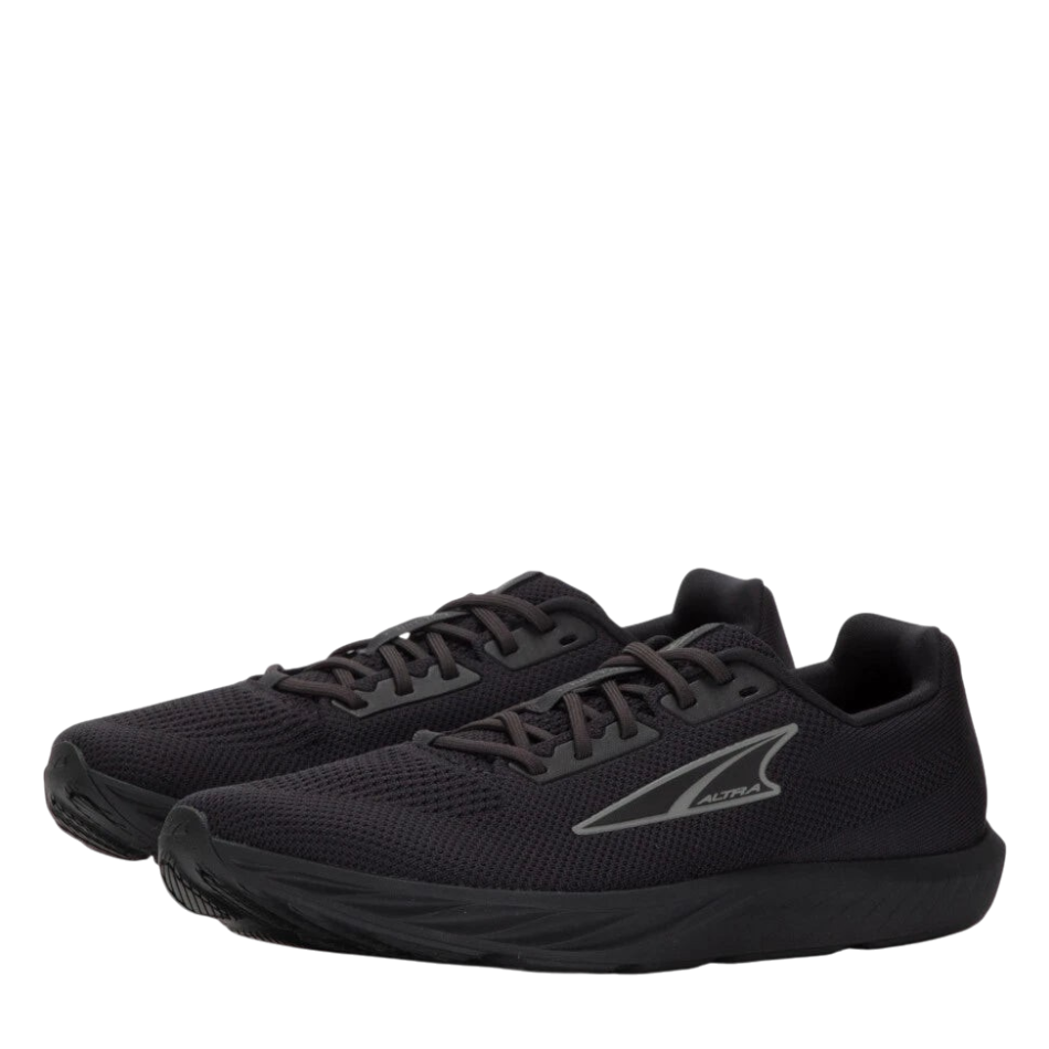 Up & Running Altra Women's Escalante 4 running shoes in black with an engineered knit upper and zero drop design.