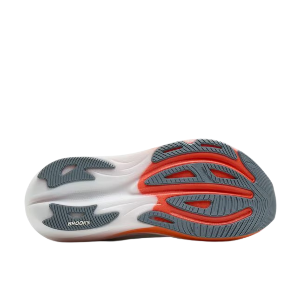 Brooks Men's Glycerin Max 3 Running Shoes in Grey/Night Owl/Red Orange SS27