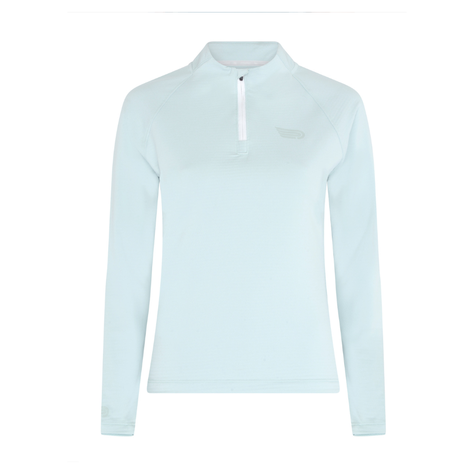 Pressio Women's Perform Thermal 1/4 Zip Top in Cloud Blue AW25