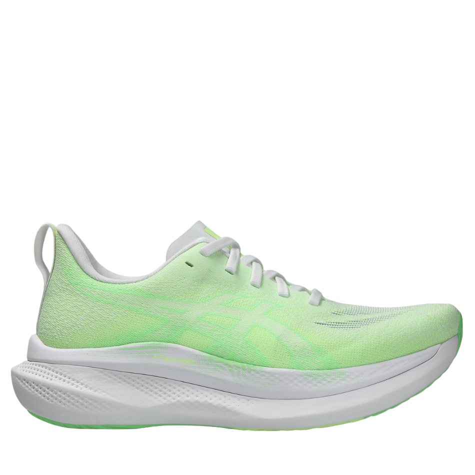 ASICS Women's GLIDERIDE MAX 2 Running Shoes in White/Vital Green SS26
