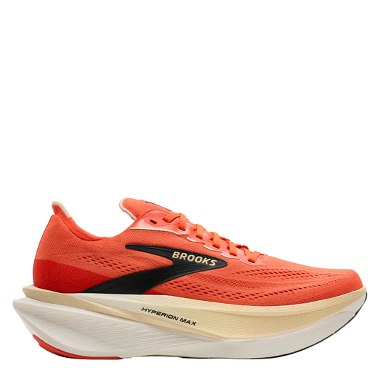 Brooks Men's Hyperion Max 4 Running Shoes in Tigerlily/Wood Ash/Black AW26