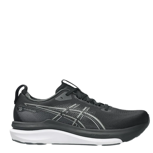ASICS Men's GEL-KAYANO 33 Running Shoes in Black/White AW26