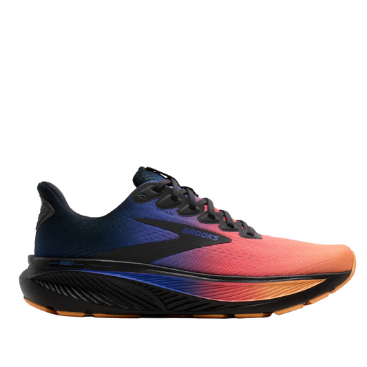 Brooks Women's Ghost 17 Running Shoes in Night/Blue/Papaya SS26