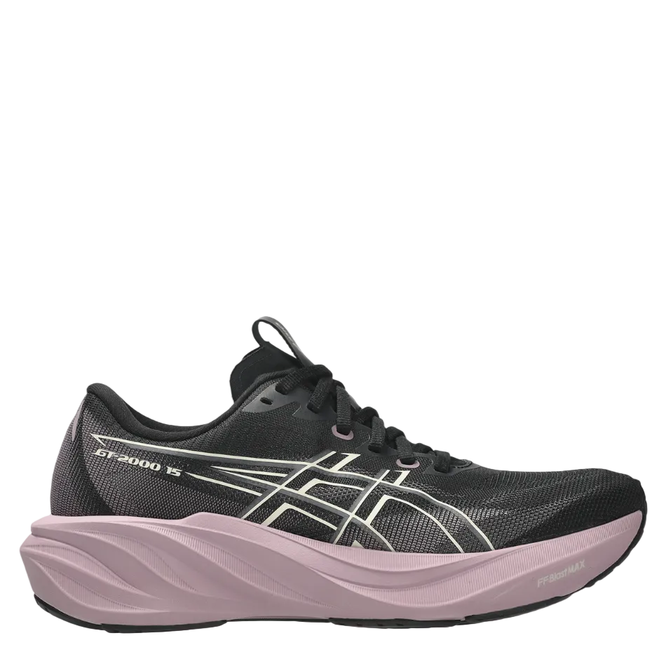 ASICS Women's GT-2000 v15 Running Shoes in Black/Taro Purple AW26