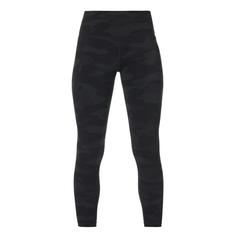 Sweaty Betty Power 7/8 Piping Workout Leggings in Ultra Black Camo Print AW26