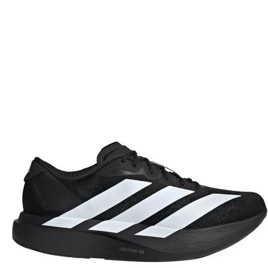 adidas Men's Adizero Evo SL Running Shoes in Core Black/Cloud White/Core Black SS26