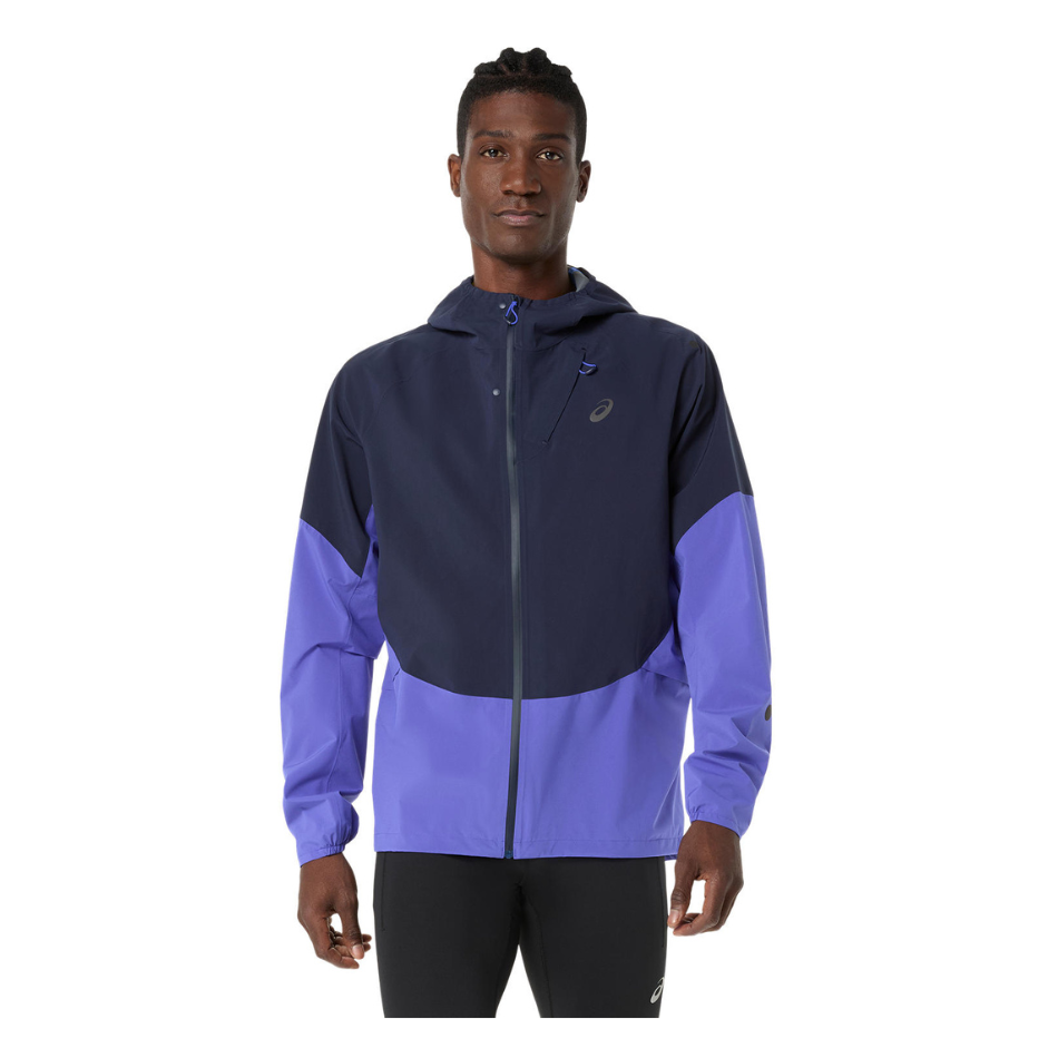 ASICS Men's METARUN LEGEND JACKET in Midnight/Cobalt Burst/Illuminate Green SS26