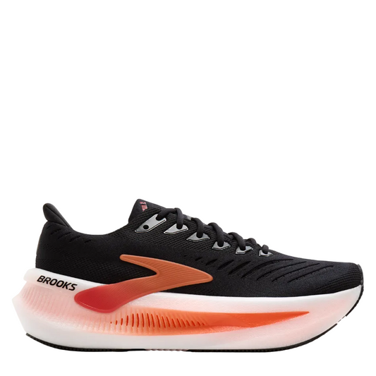 Brooks Men's Glycerin Max 2 Running Shoes in Black/Tigerlily/Orange AW26