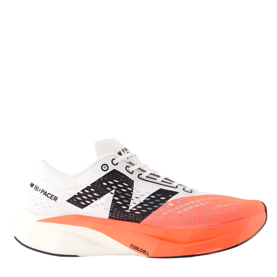 New Balance Men's Fuelcell Supercomp Pacer v2 Running Shoes in Urgent Red/White/Black AW25