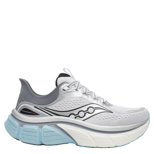 Saucony Women's Paramount Max Running Shoes in Silver/Cinder AW26